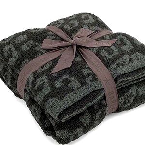 Barefoot Dreams cozy chic adult throw graphite/carbon